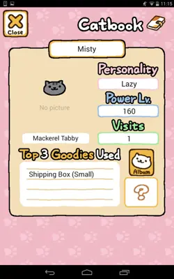 Neko Atsume android App screenshot 1